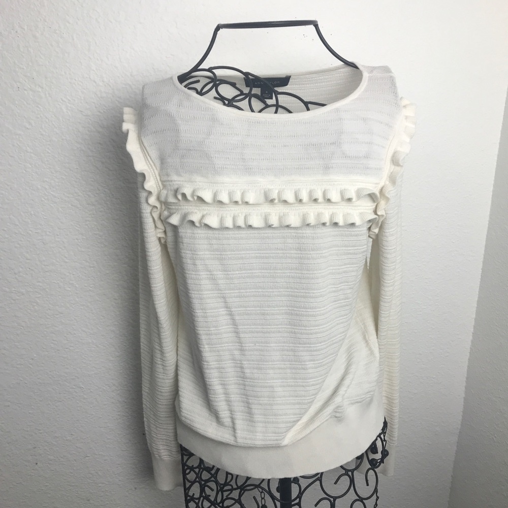 ANN TAYLOR Women's S Long Sleeve Top